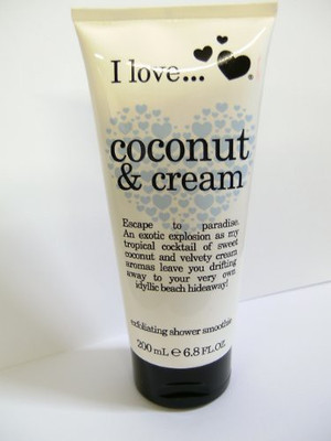 

JUST FOR YOU COSMETICS I love Exfoliating Shower Smoothie Coconut & Cream 200 by I Love Cosmetics(200 ml)