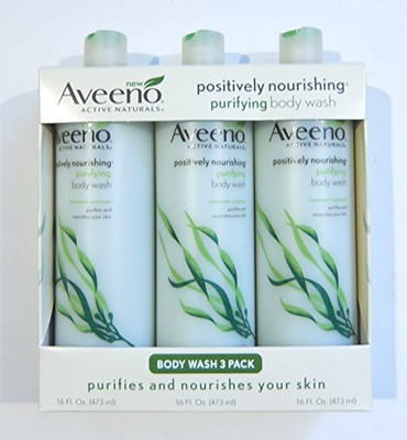 

Aveeno Active Naturals Positively Nourishing Purifying Seaweed + Oatmeal Pack of 3(480 ml, Pack of 3)