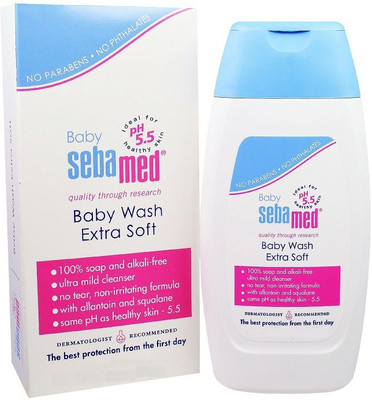 19 OFF on Sebamed Baby Wash Extra Soft 200 ml on Flipkart