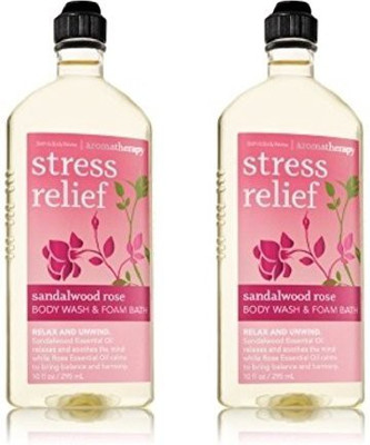 

Bath & Body Works Aromatherapy Wash and Foam in Sandalwood Rose (2 Pack)(275 ml, Pack of 2)
