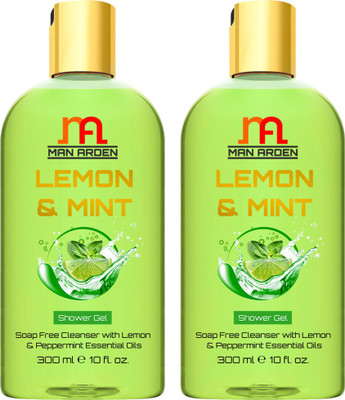 

Man Arden Lemon & Mint Luxury Shower Gel (Pack of 2)(600 ml, Pack of 2)