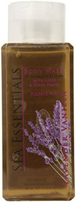 Spa Essentials Body Wash With Aha'S And Super Fruits Lavender Vanilla(399.7864 ml)