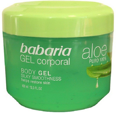 babaria Imported Body Gel 100% Pure Aloe Vera with 400ml(400 ml)
