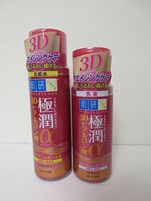 

Hada Labo Gokujyun Alpha Lotion(5.7 Fl Oz/ 170ml) & Milk (4.7 Fl Oz /140ml) Set(159.6 g)