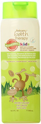

Belcam Bath Therapy Kid's Body Wash and Shampoo, Coconut Delight,(499.733 ml)