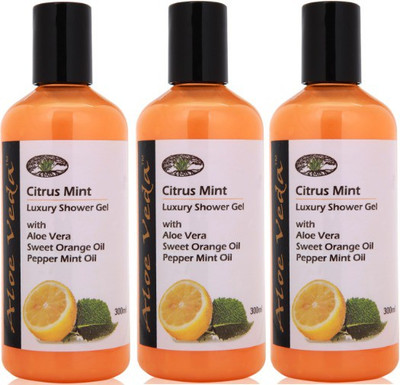 

Aloe Veda Citrus Mint Luxury Shower Gel(900 ml, Pack of 3)