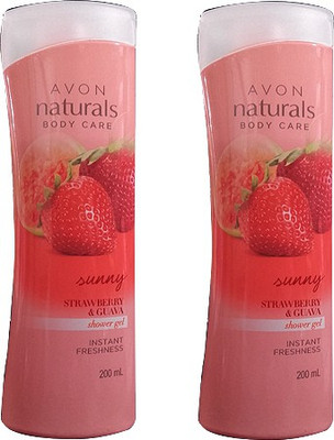 

Avon Naturals Body Care Sunny Strawberry & Guava Insyant Freshness Pack of 2(400 ml, Pack of 2)