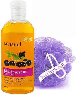 

BodyHerbals Sensual, Blackcurrant Body Wash With Skin Conditioners (200ml)(200 ml)