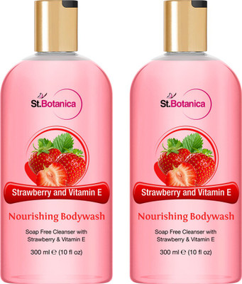 

St.Botanica Strawberry & Vitamin E Nourishing Luxury Body Wash (Pack Of 2)(300 ml, Pack of 2)