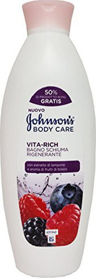 

Johnson's Vita-Rich Soothing Bubble Bath With Raspberry And Berry Aroma(750 ml)