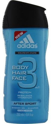 

ADIDAS Adidas After Sport By Body Hair And Face Gel(250 ml)