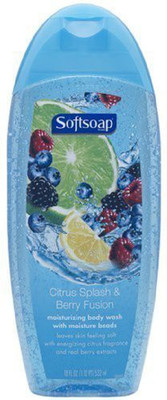 

Softsoap Citrus Splash And Berry Fusion Moisturizing Body Wash(Pack Of 6)(532.26 ml, Pack of 6)