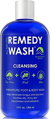 

Remedy Wash Antifungal Tea Tree Oil Mint & Aloe Therapeutic Cleanser(354 ml)
