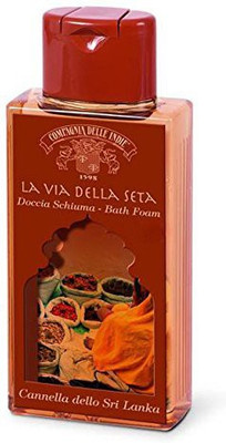 

Compagnia Delle Indie delle Indie: "La Via della Seta" ("The Silk Road") Sri Lanka Cinnamon Bath Foam * 25.3 Fluid Ounce (750ml) Bottle * [ Italian Import ](295 g)