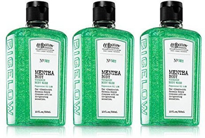 

C.O. Bigelow Lot of Bath and Body Works Co Bigelow No 1411 Mentha Body Vitamin Wash with Peppermint Oil10(300 ml, Pack of 3)