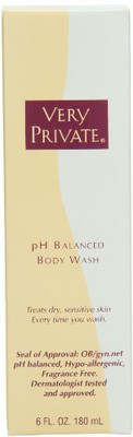 

Very Private pH Balanced Best Feminine Intimate Cleanser Treats Odor Helps Prevent Yeast and Bacteria Overgrowth All Natural Non Drying Dermatologist Tested and Approved OBgynnet "Seal of Approval"(180 ml)