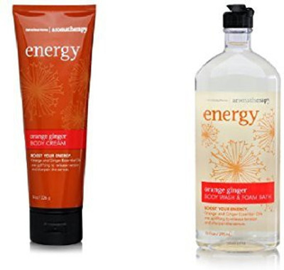 

Bath & Body Works Aromatherapy Orange Ginger Cream Wash Energy Bundle Gift Set(25 g, Pack of 2)