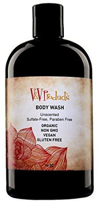 

V&V Products Body Wash For Men & WomenSoap Leaves Skin Clean Fresh Moisturized Hydrated & NourishedOrganic Non GMO Ingredients Vegan Gluten Free Paraben & Sulfate FreeUnscented For Sensitive Users(480 ml)