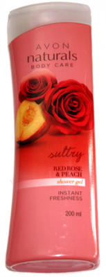 

Avon Naturals Bodycare Suttry Red Rose And Peach Shower Gel(200 ml)