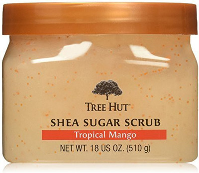 

Tree Hut Hut Sugar Body Scrub 18oz Tropical Mango Shea (2 Pack)(504 g, Pack of 2)