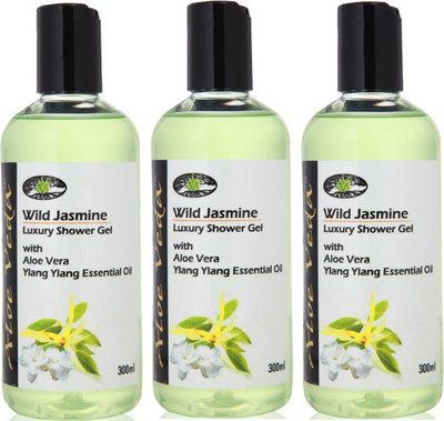 

Aloe Veda Wild Jasmine Luxury Shower Gel(900 ml, Pack of 3)