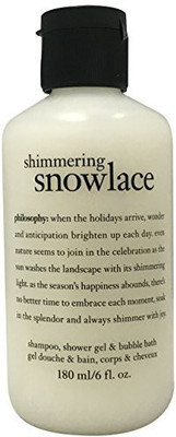 

Philosophy Shimmering Snowlace 3 In 1 Shower Gel ( Shower Gel, Shampoo And Bubble Bath)(177.42 ml)
