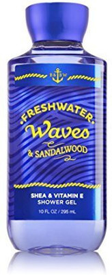 

Bath & Body Works Shea Vitamin E Shower Gel Freshwater Waves Sandalwood(295 ml)