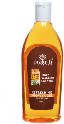 

Prakriti Herbals Refreshing Fresh Lime Honey Shower Gel(200 ml)