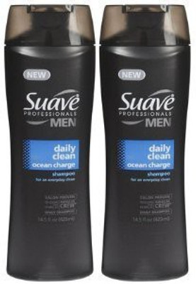 

Suave Professionals Men Shampoo Daily Clean Ocean ChargePack of 2(378 ml, Pack of 2)