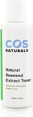 

COSNATURALS SKIN CARE Natural SEAWEED EXTRACT Facial Toner DERMATOLOGIST RECOMMENDED Rich In Vitamin A C E Amino Acids And Minerals Organic Formula Advanced Anti-Aging Ingredients Antioxidant Protection Skin Care 4 OZ(112 g)