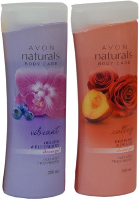 

Avon Naturals Body Care Vibrant & Suttary Shower Gel (Set of 2)(400 ml, Pack of 2)