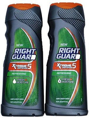 

Right Guard Total Defense 16 in 1 Deodorizing Hair & 2 Pack(480 ml, Pack of 2)