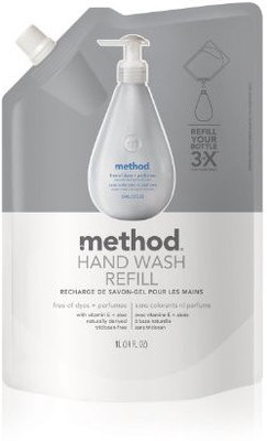 

Method Gel Hand Wash Refill Free and Clear Pack of 6(1000 ml, Pack of 6)