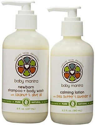 

Baby Mantra Newborn Shampoo and Wash, Calming Lotion, White, Lavender(422.851 ml)