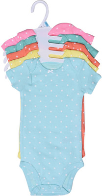 

CARTER'S Girls Multicolor Bodysuit, Pink/blue/orange/yellow/green