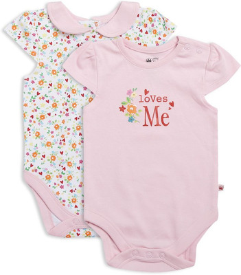 

FS Mini Klub Girls Pink Bodysuit, Pink combo