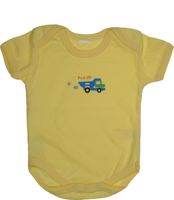 

Indirang Baby Boys Yellow Sleepsuit