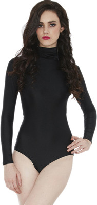 

Divaat Women' Black Bodysuit