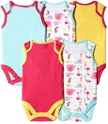 

Creative India Exports Baby Girls Multicolor Bodysuit