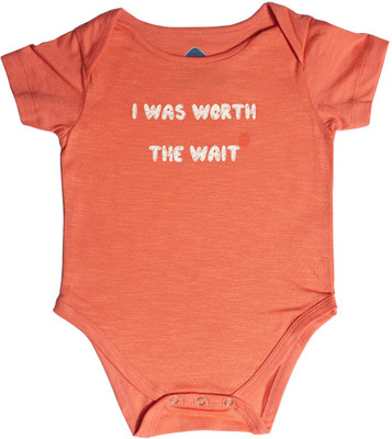 Blue Bus Store Slogan Baby Boys Red Bodysuit