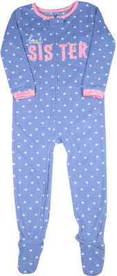 

Carter's Girls Light Blue Bodysuit, Print (969)