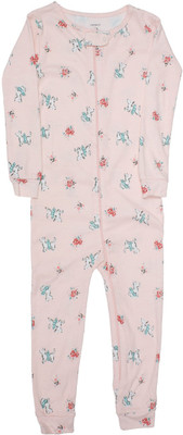 

Carter's Girls Pink Bodysuit, Print (969)