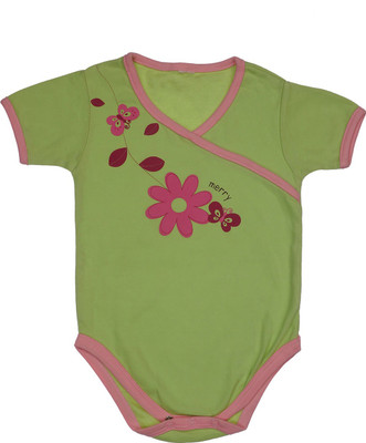 

Indirang Baby Boys Green Sleepsuit