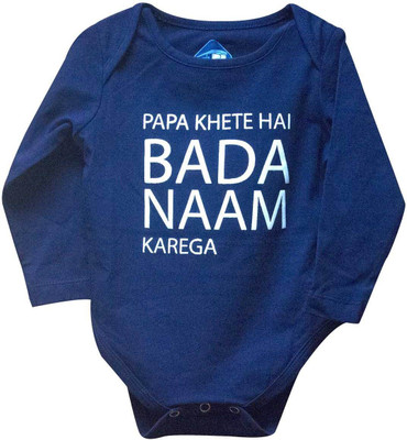 Blue Bus Store Baby Boys & Baby Girls Blue Bodysuit