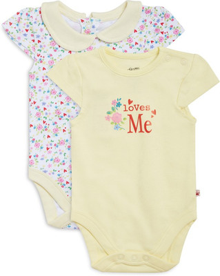 

FS Mini Klub Girls Yellow Bodysuit, Yellow combo