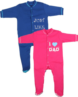 36% OFF on Gkidz Baby Boys Dark Blue, Pink Sleepsuit