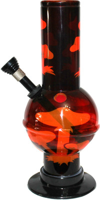 

pegs'N'pipes Bong(Black, Orange, 15 mm)