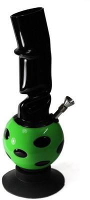 

pegs'N'pipes Bong(Black, Green, 15 mm)