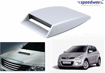 

Speedwav Car Turbo Style Air Intake White-Hyundai i20 Old Bonnet Scoop