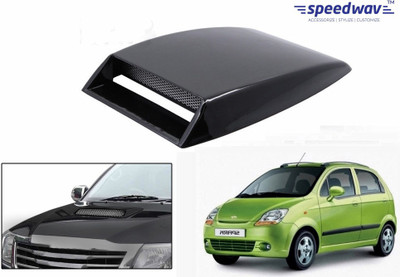 

Speedwav Car Turbo Style Air Intake Black-Chevrolet Spark Old Bonnet Scoop